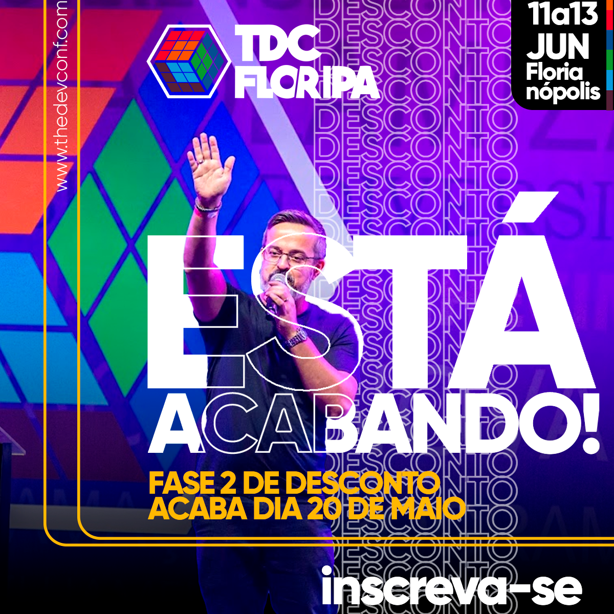 Garanta seu desconto até 20 de maio