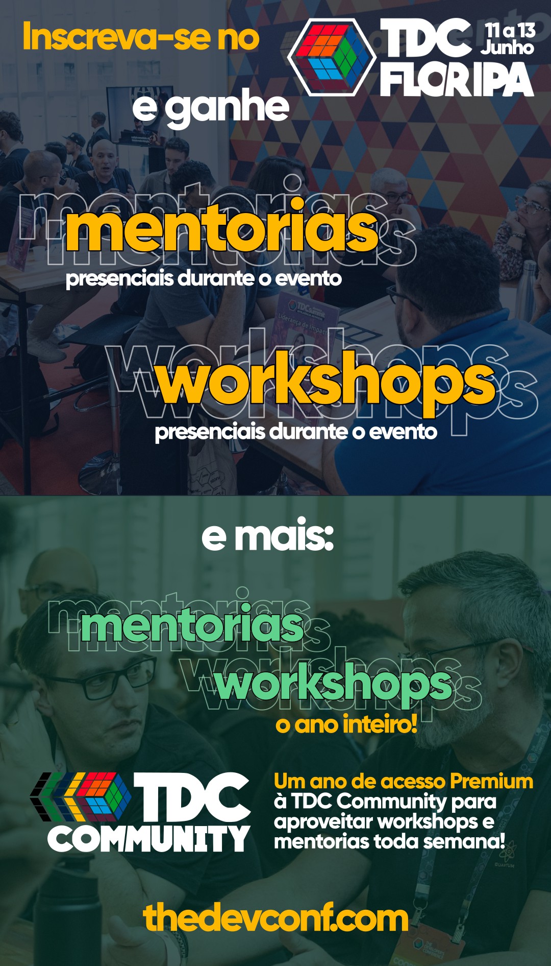 Inscreva-se na trilha e ganhe workshops, mentorias e acesso à comunidade
