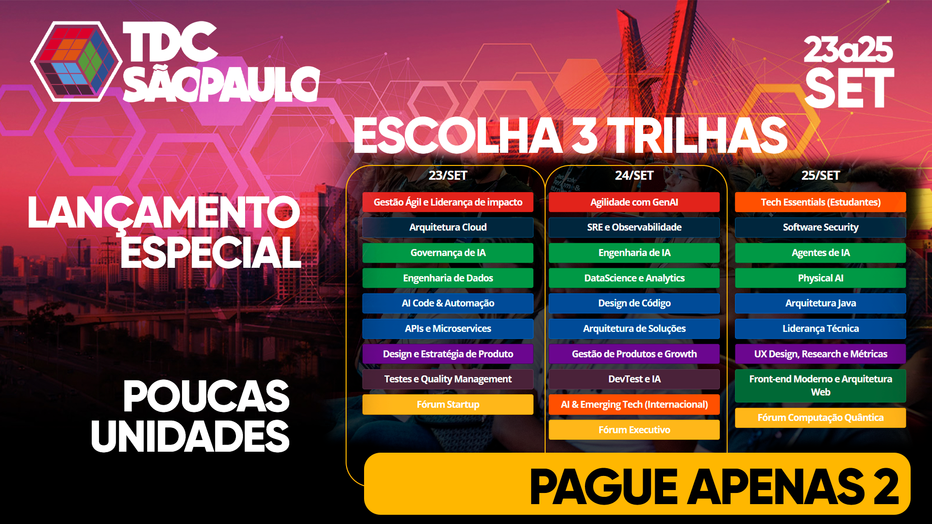Lan&ccedil;amento Especial: Escolha 3 trilhas e pague apenas 2! Poucas unidades!